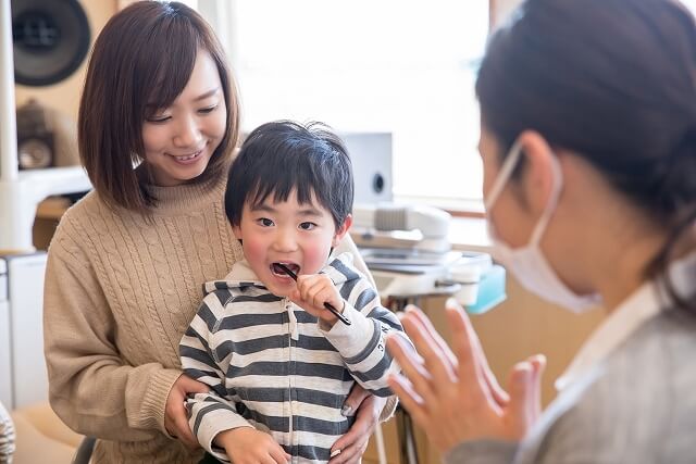 歯医者さんが苦手にならないように